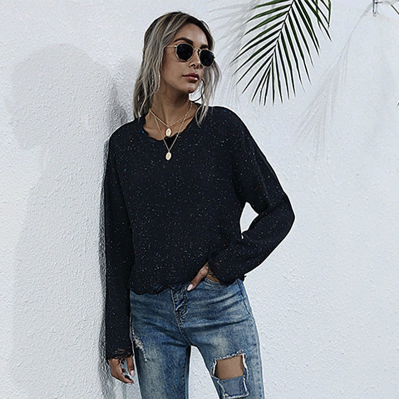 Konstanzia | Women's Fashionable Sweatshirt in Black