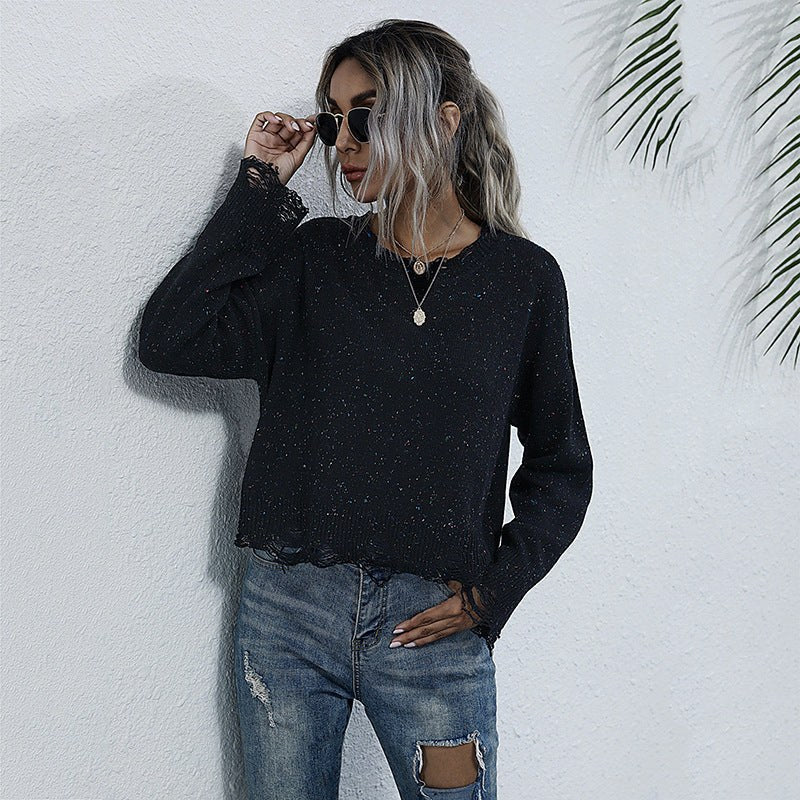 Konstanzia | Women's Fashionable Sweatshirt in Black