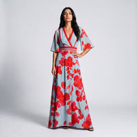 Laetitia | Women's Floral Wrap Maxi Dress