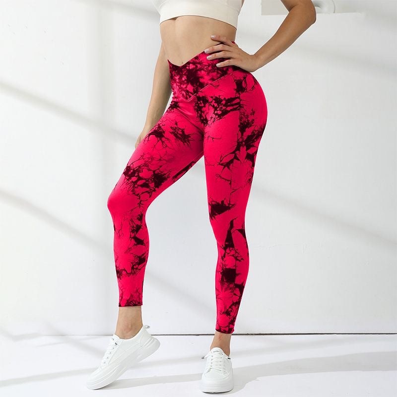 Laetitia | Women's Leggings in Red
