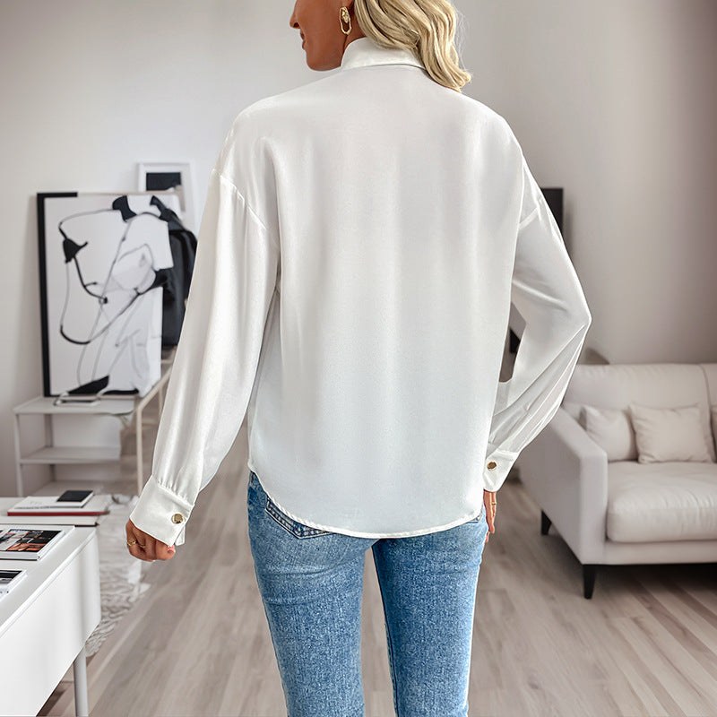 Laetitie | Women's Elegant Blouse in White