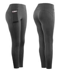 Lara | Women's Pockets Leggings in Gray