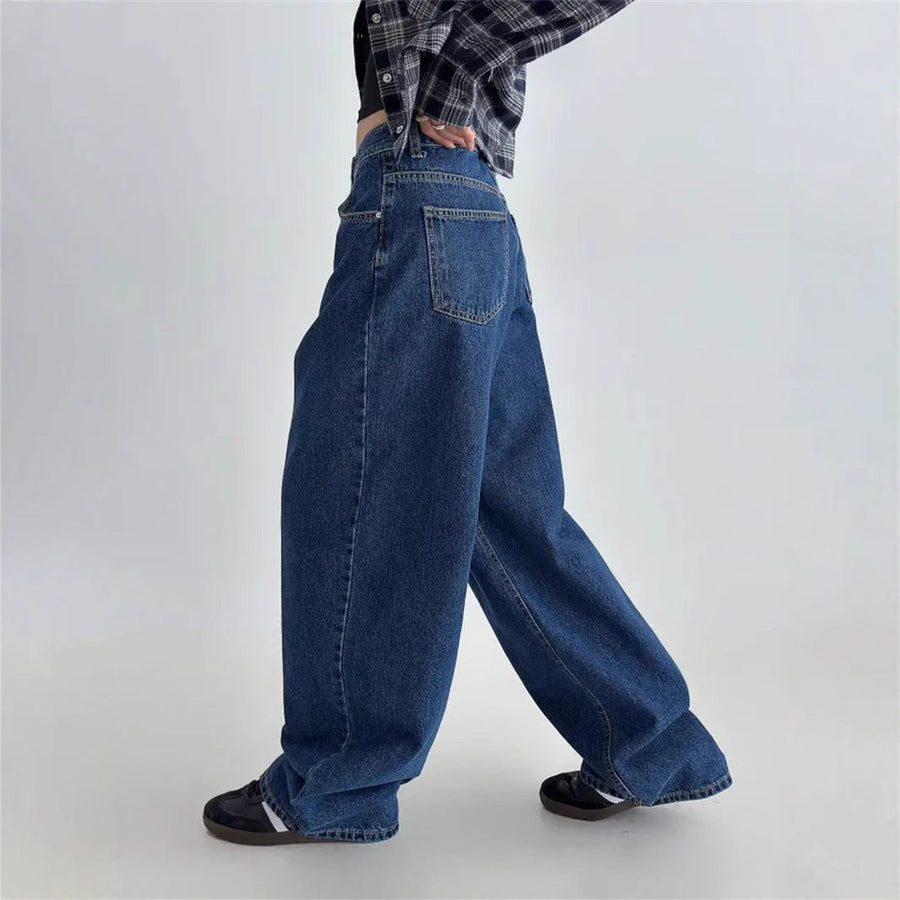 Laure | Women's Tailored Jeans in Dark Blue