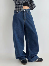Laure | Women's Tailored Jeans in Dark Blue