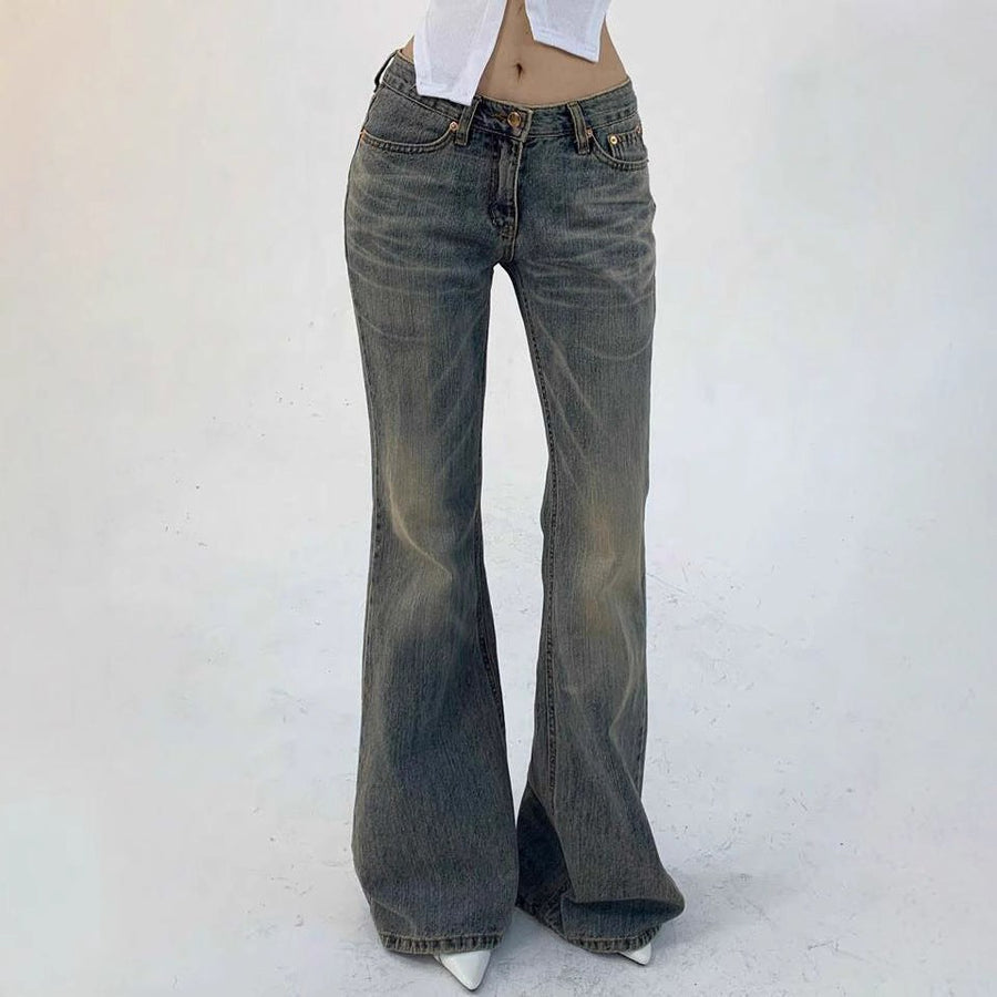 Lavender | Women's Tailored Vintage Jeans in Bronz