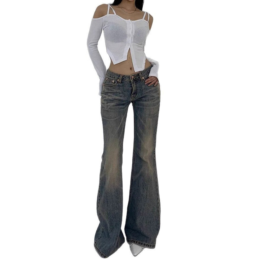 Lavender | Women's Tailored Vintage Jeans in Bronz
