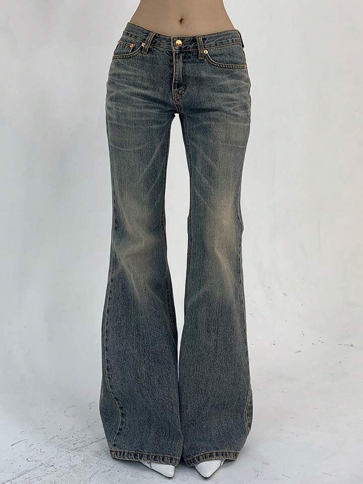 Lavender | Women's Tailored Vintage Jeans in Bronz