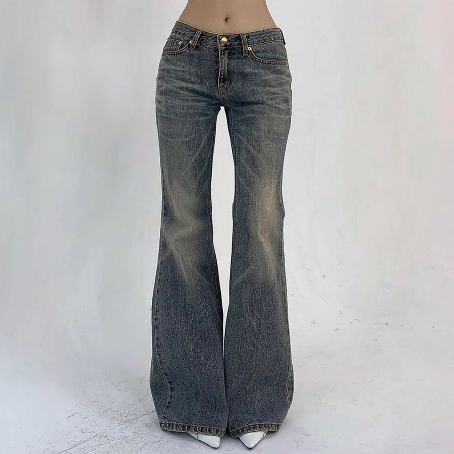 Lavender | Women's Tailored Vintage Jeans in Bronz