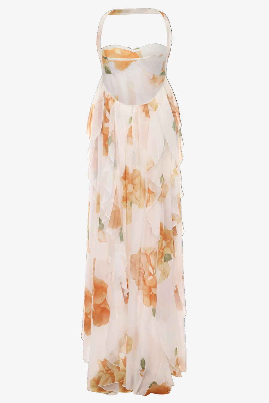 Lavinia | Women's Halter Open Back Maxi Dress