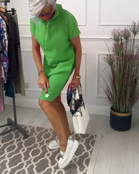 Leandra | Women's Hooded Short Sleeve Dress