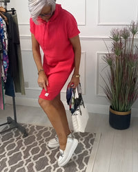 Leandra | Women's Hooded Short Sleeve Dress