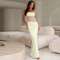 Leila | Women's Lace Panel Maxi Dress