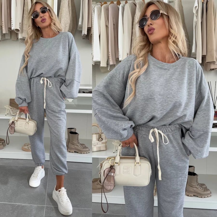 Leocadia | Women's Fleece Fashionable Two-Piece Set