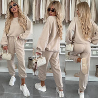 Leocadia | Women's Fleece Fashionable Two-Piece Set