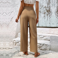 Leonie | Women's Tailored Dress Pants in Khaki