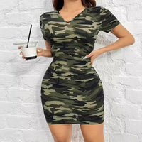 Leonora | Women's V-Neck Bodycon Dress
