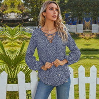 Letitia | Women's Blouse in Blue