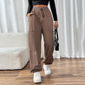 Lettice | Women's Elastic Waist Pockets Casual Pants – Dress Pants