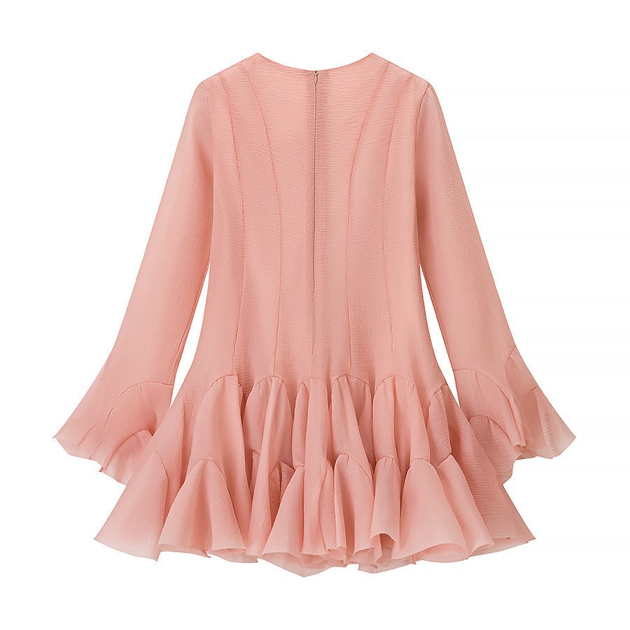 Lia | Women's Flowing Ruffle Fringe Dress – Casual Dress