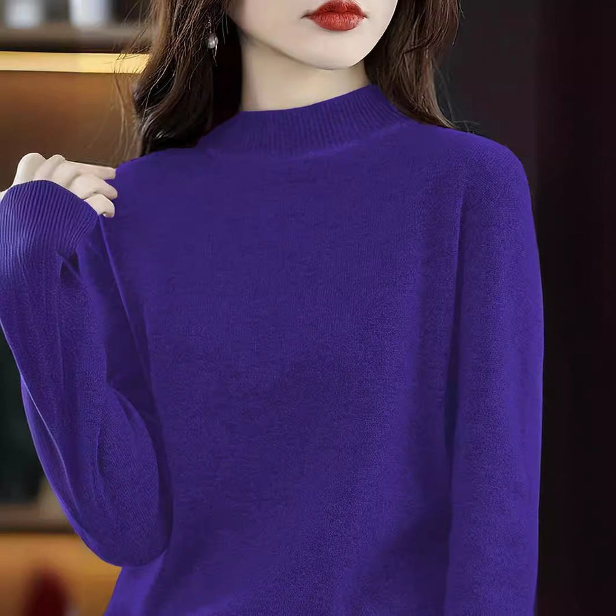 Liana | Women's Stand Collar Knit Sweater