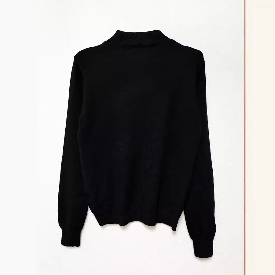 Liana | Women's Stand Collar Knit Sweater