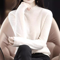 Liana | Women's Stand Collar Knit Sweater