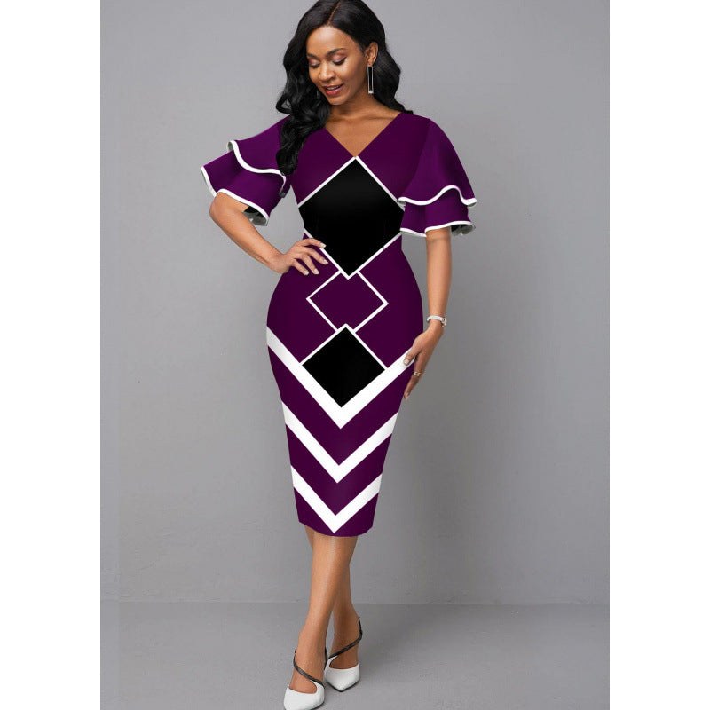 Liana | Women's Bodycon Dress in Purple