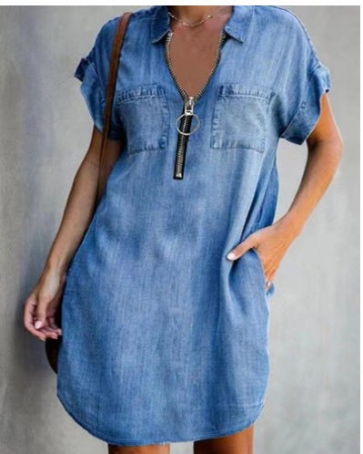 Liberty | Women's Zip Pockets Dress – Casual Dress