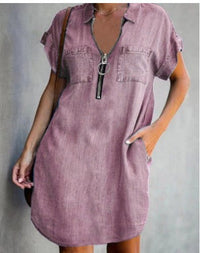 Liberty | Women's Zip Pockets Dress – Casual Dress
