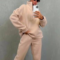 Liesbeth | Women's Zip Fleece Two-Piece Set