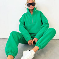 Liesbeth | Women's Zip Fleece Two-Piece Set