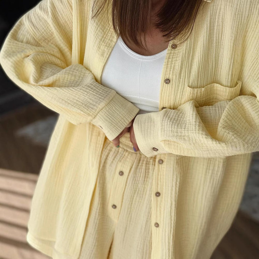 Lilith | Women's Long Sleeve Pockets Shirt
