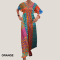 Lilith | Women's Paisley Maxi Short Sleeve Dress