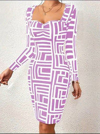 Lois | Women's Bodycon Long Sleeve Dress