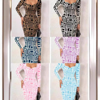 Lois | Women's Bodycon Long Sleeve Dress