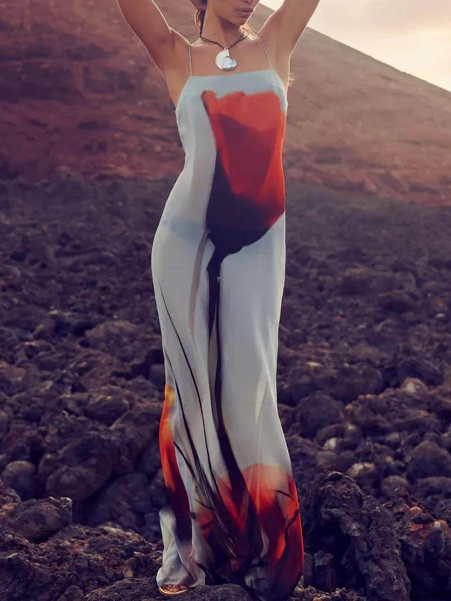 Lorelei | Women's Casual Print Maxi Sundress