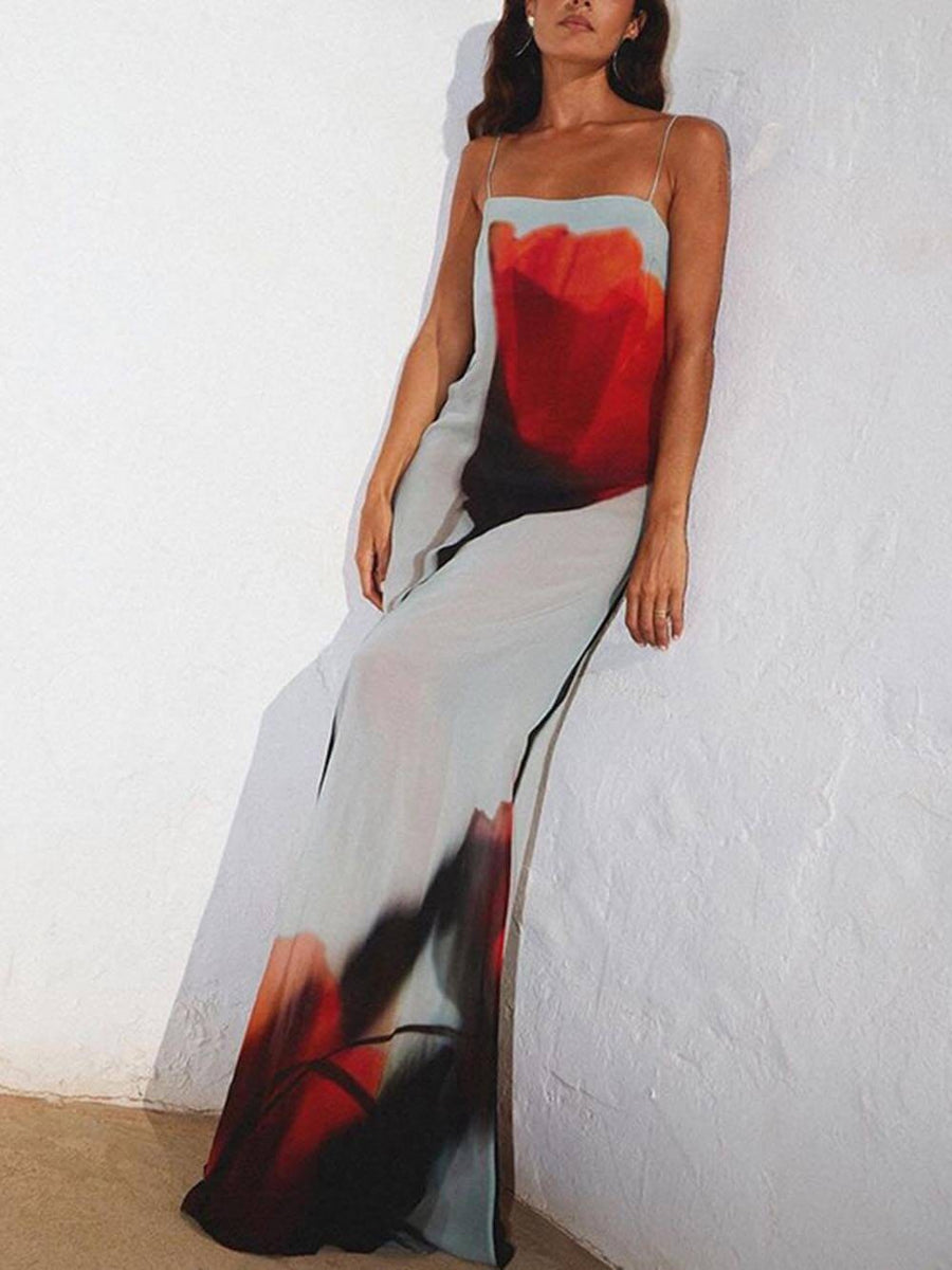 Lorelei | Women's Casual Print Maxi Sundress