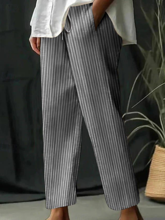 Lorena | Women's Casual Pants – Dress Pants in Dark Gray