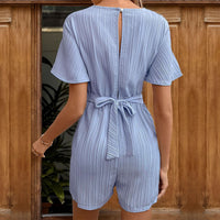 Lorena | Women's Voluminous Jumpsuit in Blue