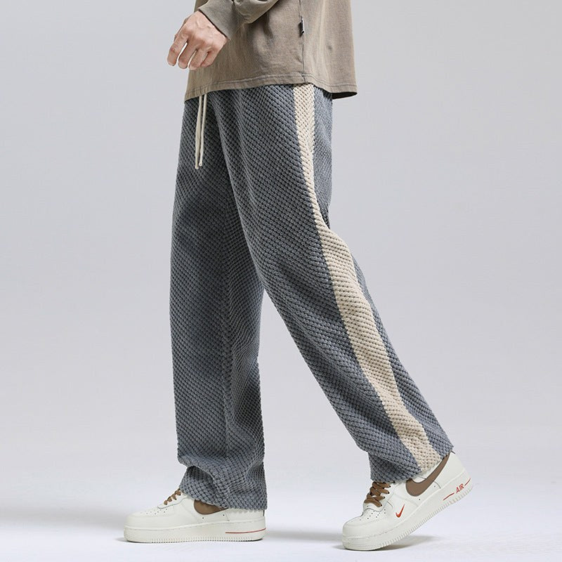 Loretta | Women's Textured Striped Casual Pants