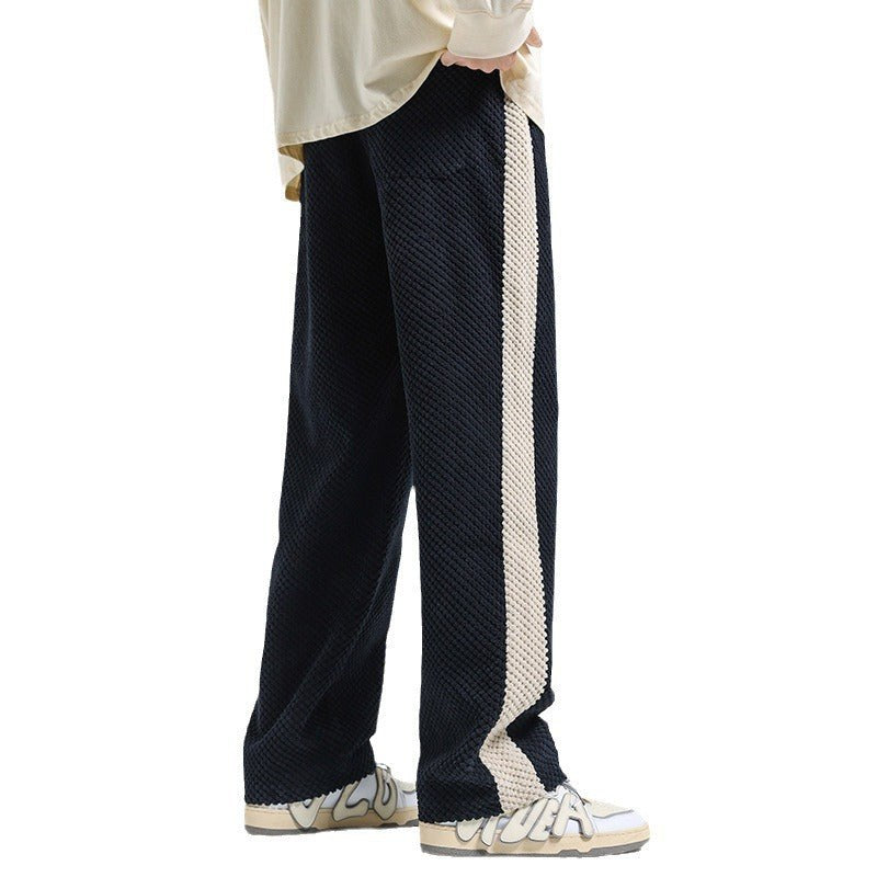 Loretta | Women's Textured Striped Casual Pants
