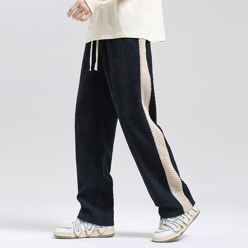 Loretta | Women's Textured Striped Casual Pants