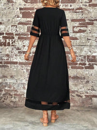 Louisa | Women's Round Neck Maxi Dress