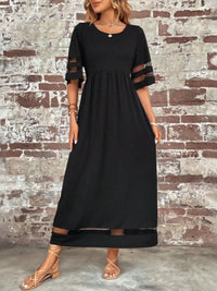 Louisa | Women's Round Neck Maxi Dress