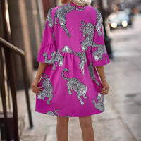 Lucille | Women's Dress – Casual Dress in Magenta