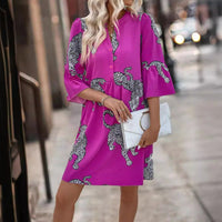 Lucille | Women's Dress – Casual Dress in Magenta