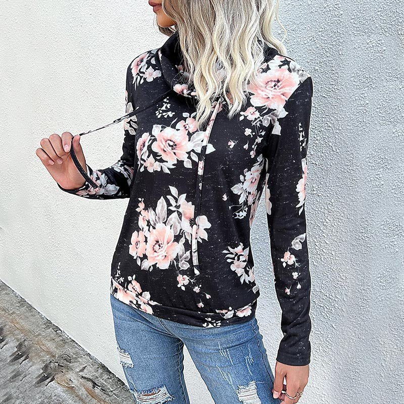 Lucinda | Women's Hooded Floral Modern Hoodie