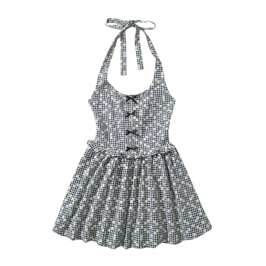 Ludivine | Women's Floral Dress in Black