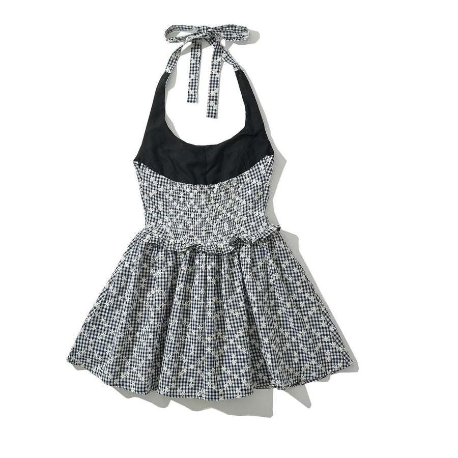 Ludivine | Women's Floral Dress in Black