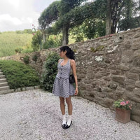 Ludivine | Women's Floral Dress in Black